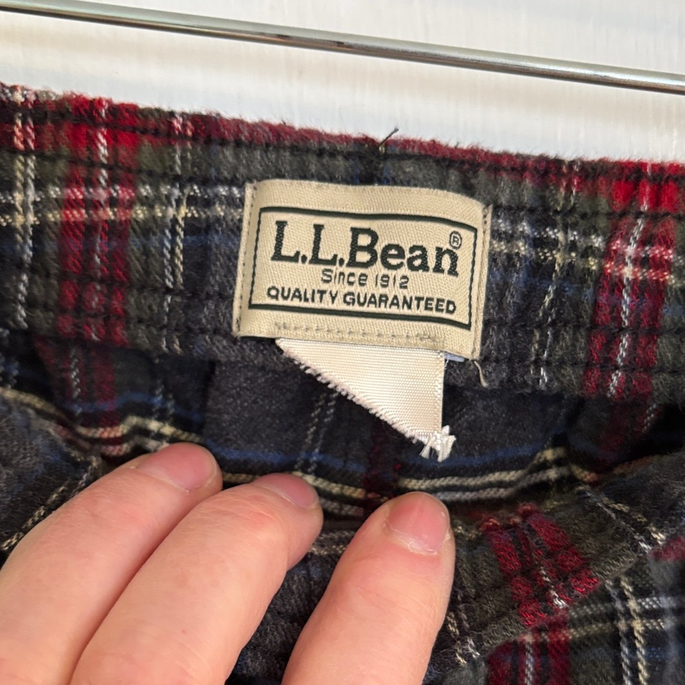 LL Bean men’s flannel pajama pants, L - Picture 3 of 3